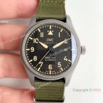 Replica Swiss IWC Mark XVIII Heritage 40mm Watch Titanium Nato Strap